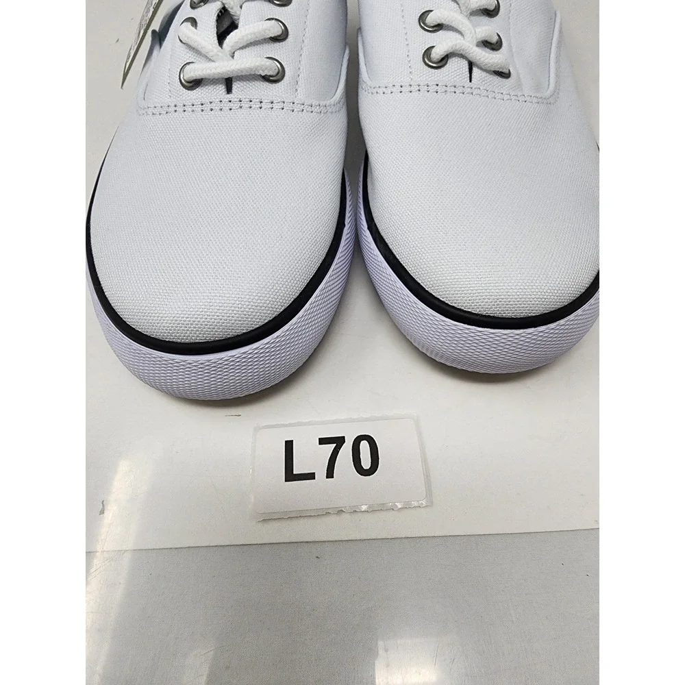 Goodfellow & Co Brady Mens White Canvas Lace Up Sneakers Shoes‎ Size 8 NEW
